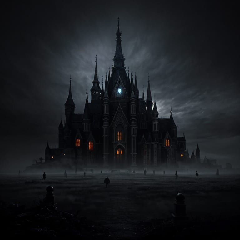 Dark Evil Shadow Generated by AI