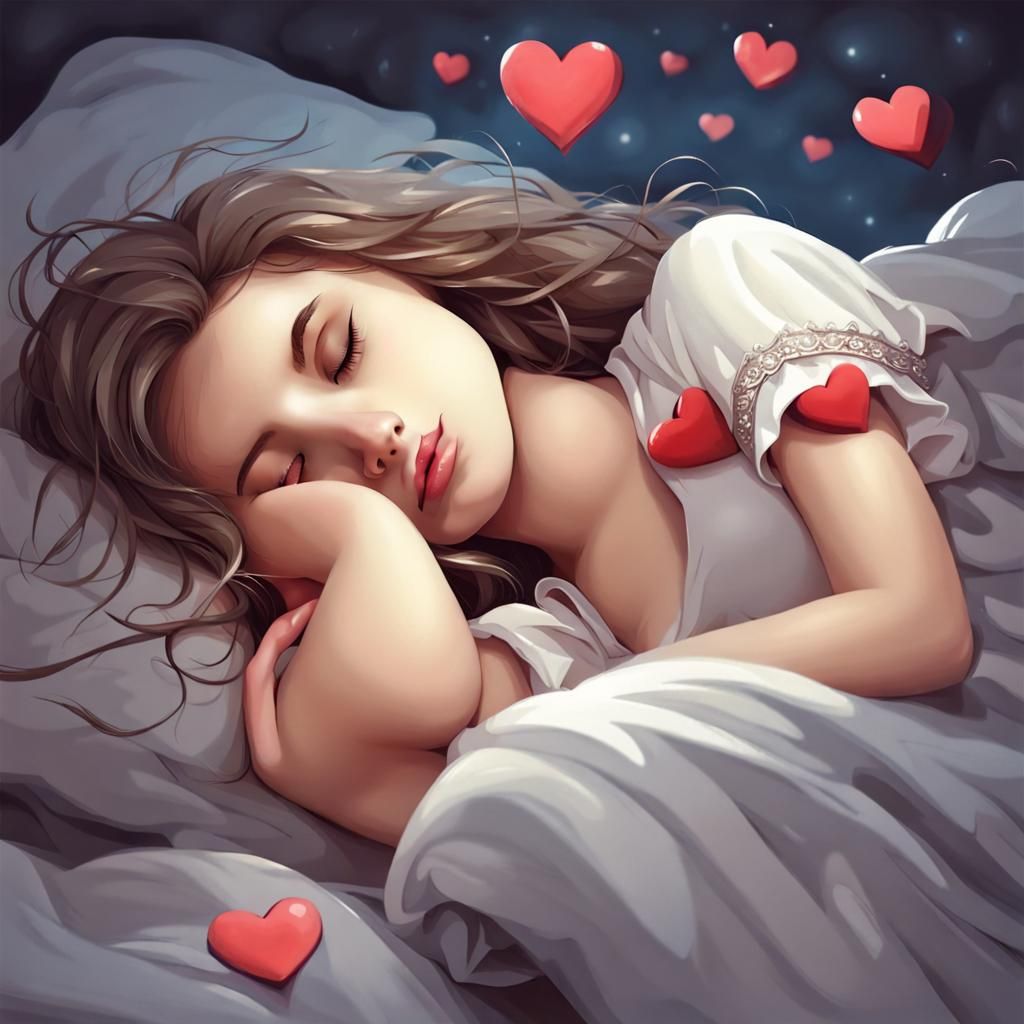 Sleeping Heart Dreams of a Beautiful Girl