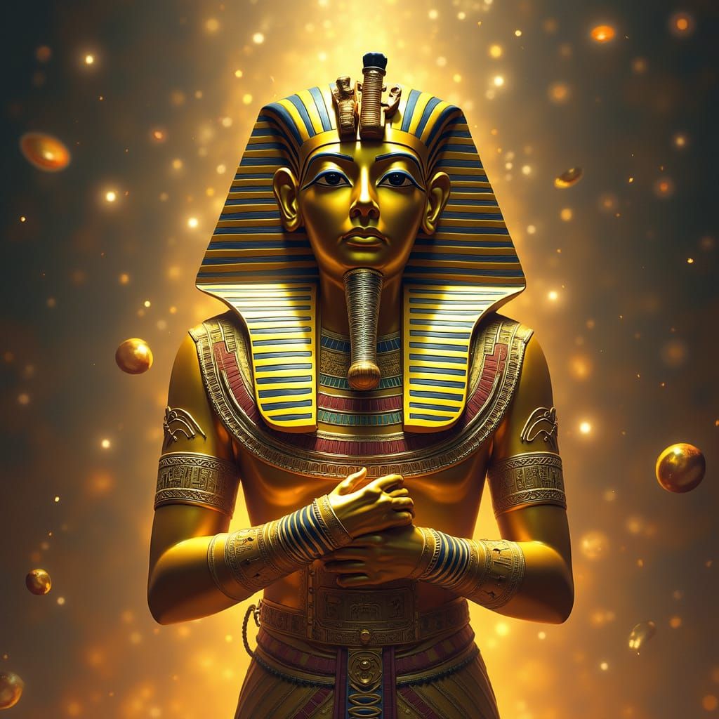 Golden Pharaoh in Mystical Realms