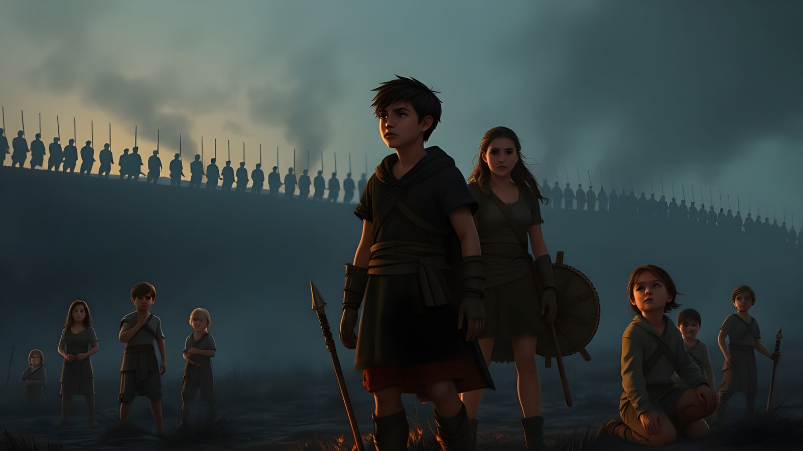 Brave Protectors: Graphic Art of Children Guarded