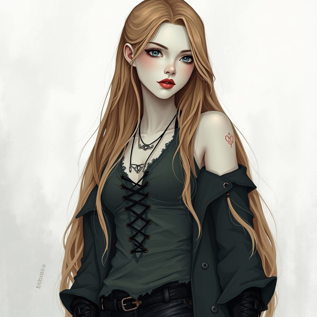 Elowen Shade: Ethereal Elegance and Dark Futurism