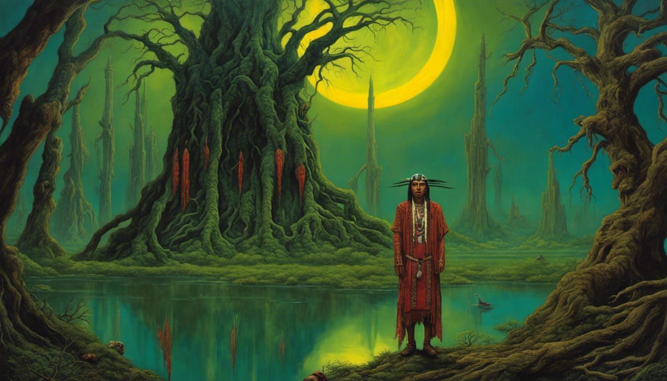 Native American Vampire Shaman Visions in Louisiana