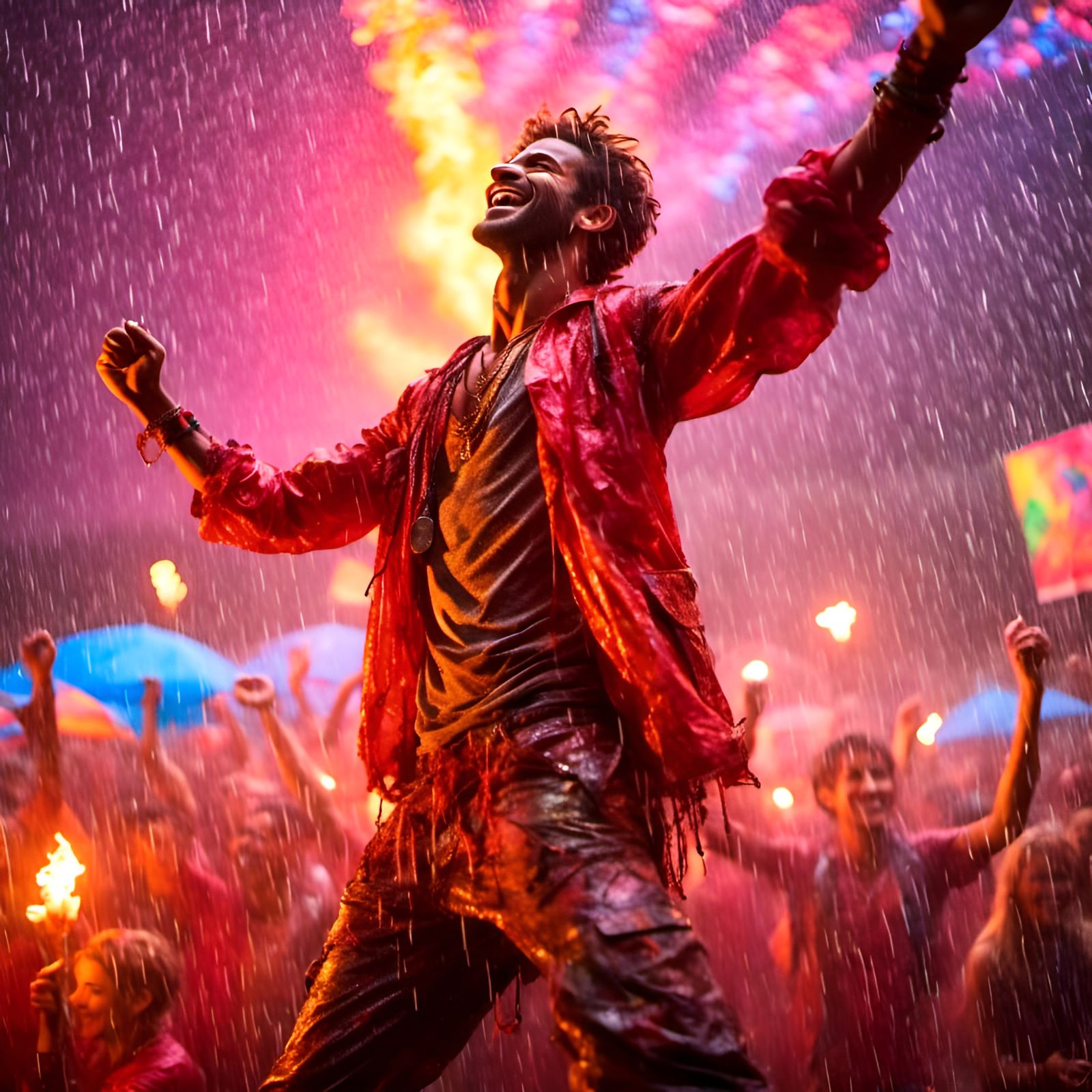 AI Image Generated with LoRA FreeRain