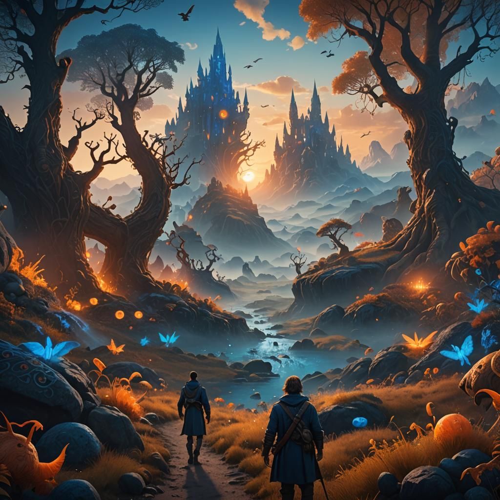 Bob in Mystical Landscape: Matte Painting in Unreal Engine