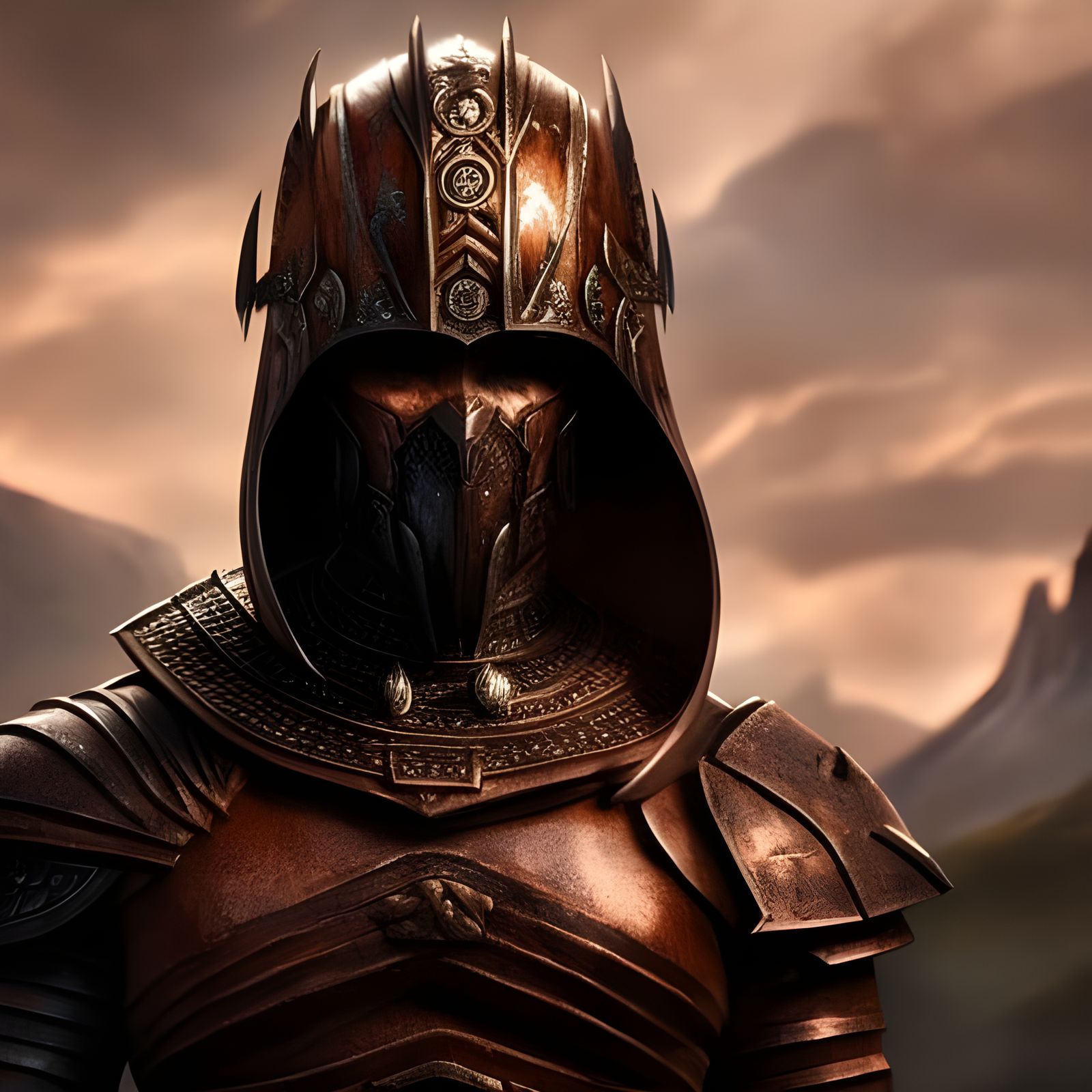 Hyperdetailed Draugr Portrait in Dark Fantasy Style