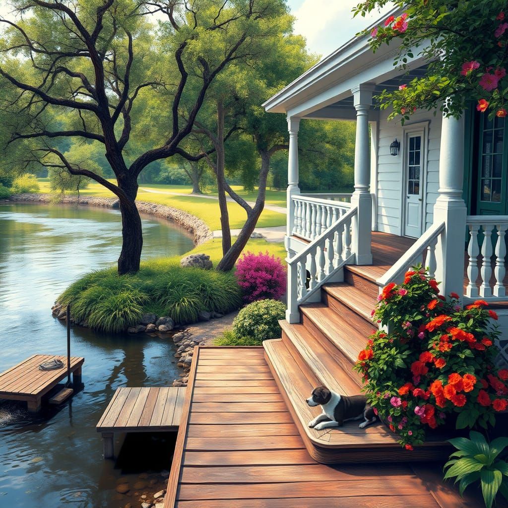 Serenity in a Colonial-Style Haven