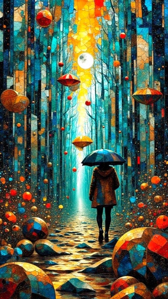 Through the Umbrella Forest