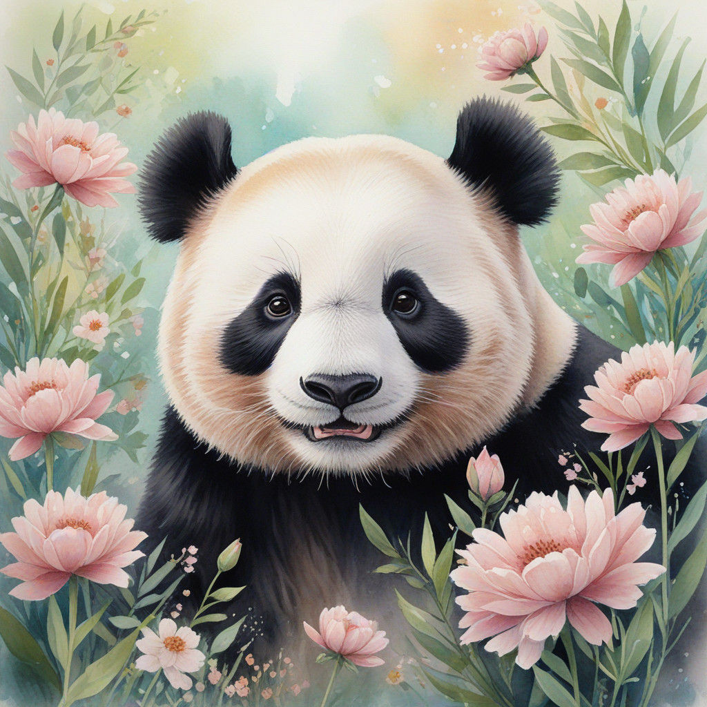 Cute panda