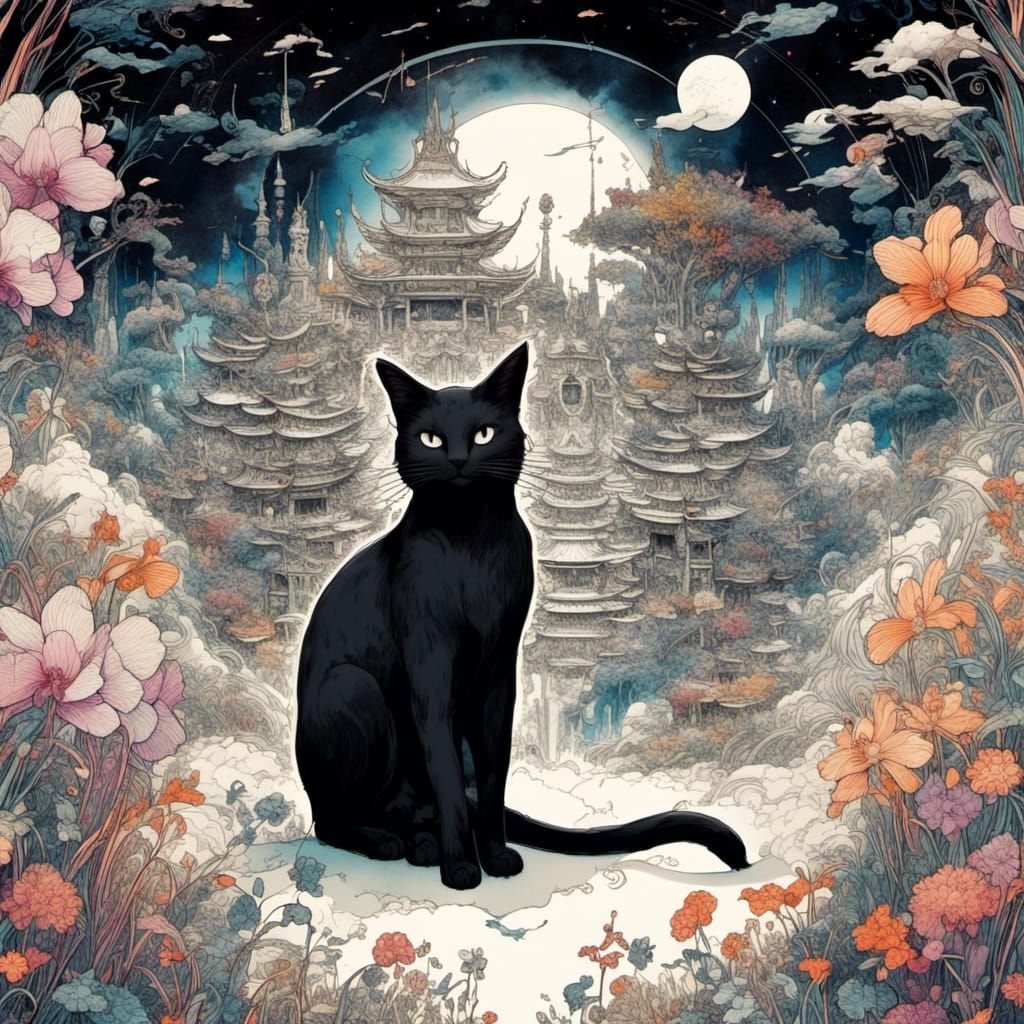 TOP #1 ❤️  
○MOST UNIQUE BLACK CAT ON THIS EARTH○