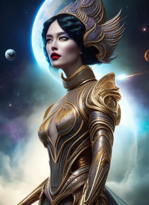 gown of space garbage