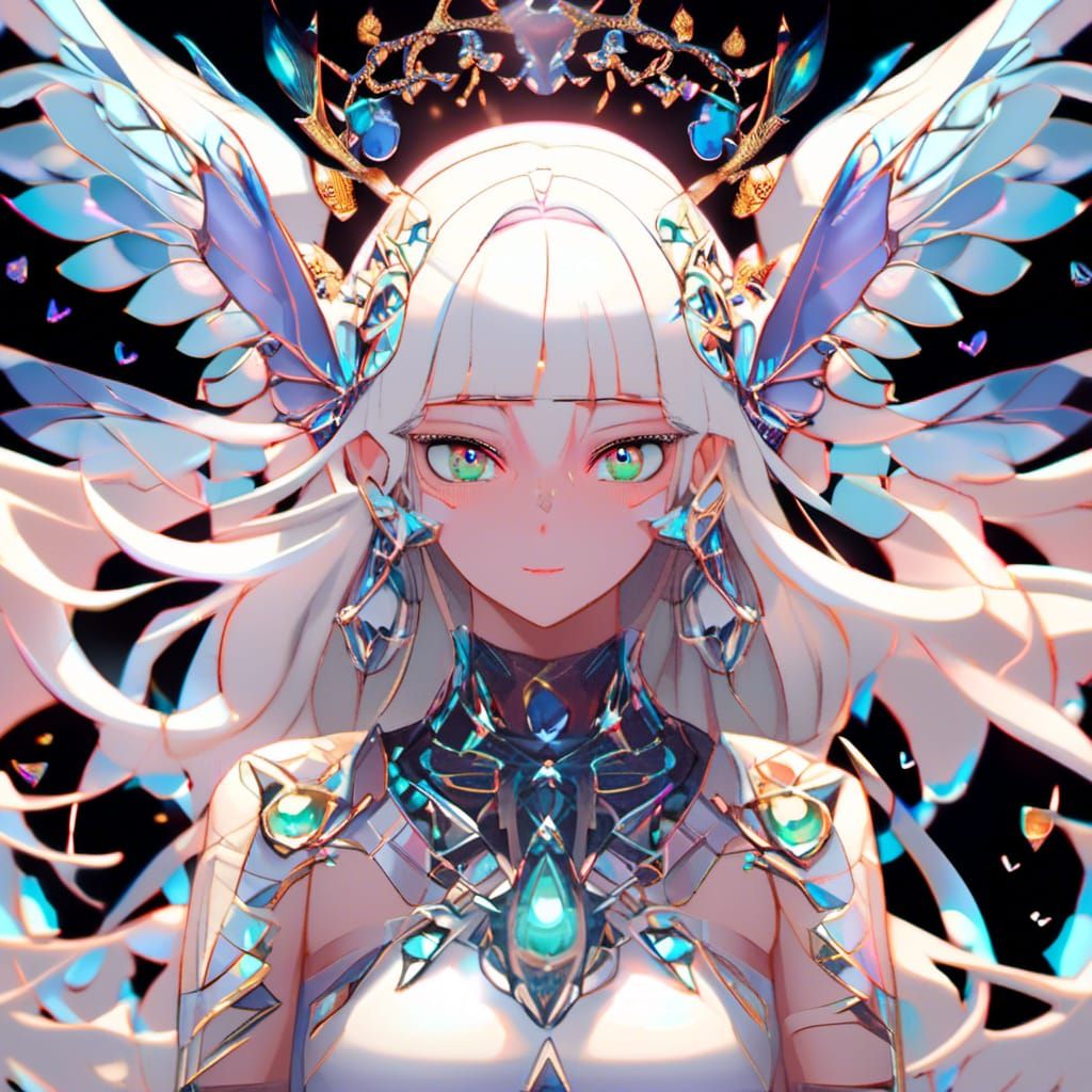 Molten Silver Athena Statue in Hyperrealistic Style