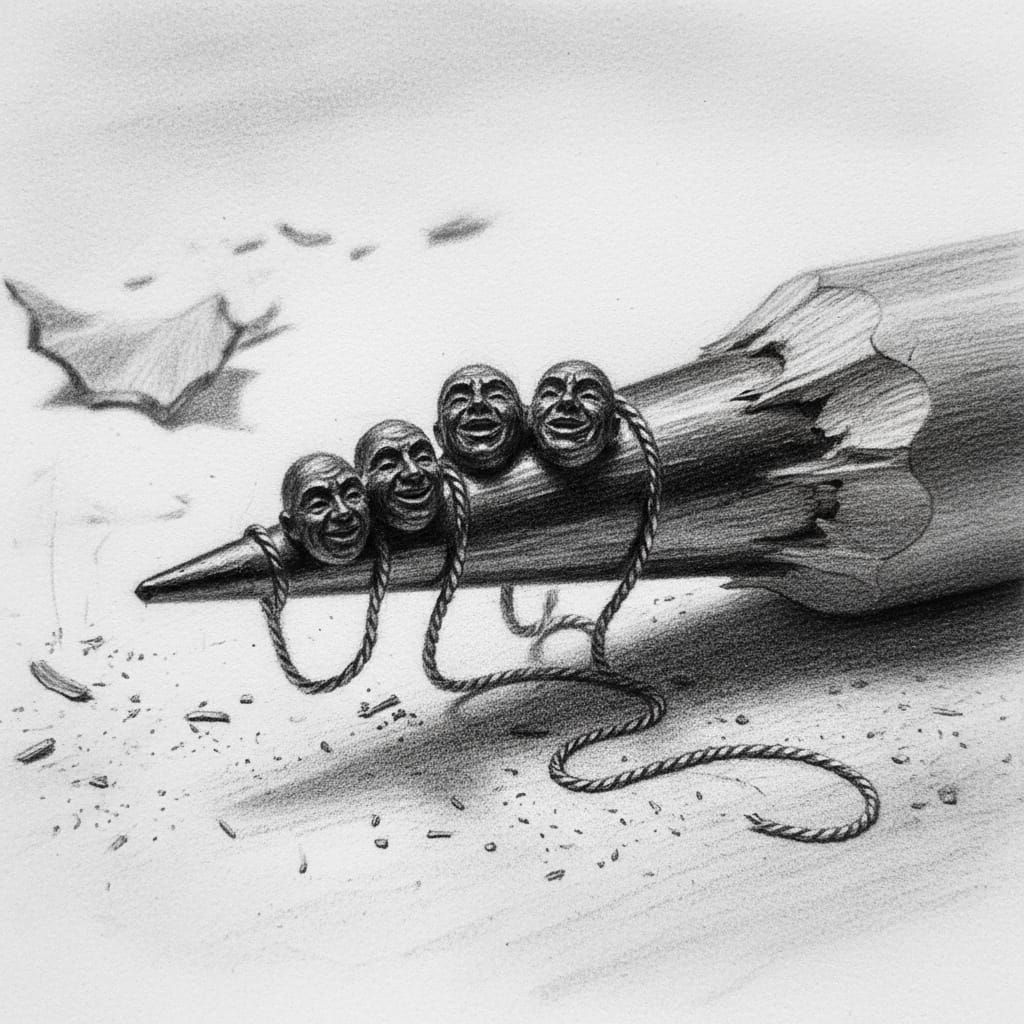 Micro Art Pencil Graphite Carving