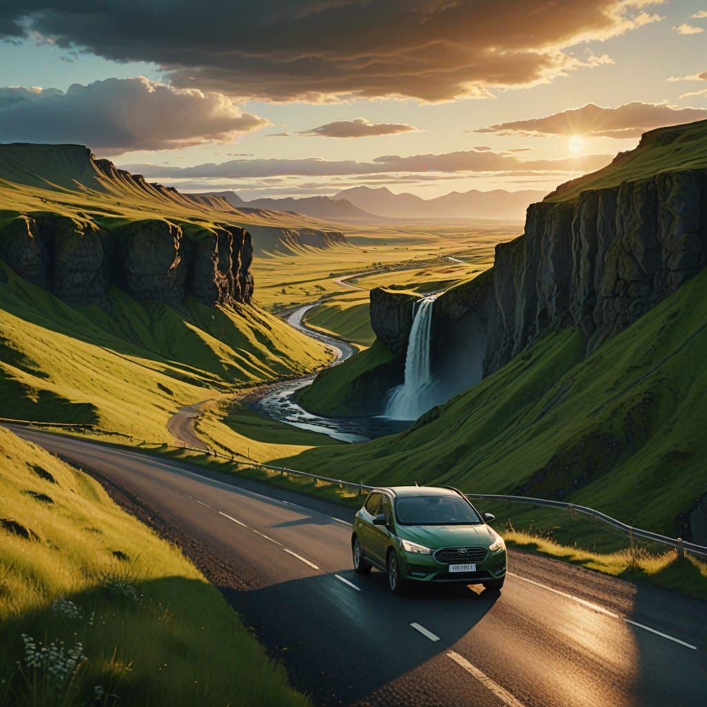 Winding roads, warm light, wild beauty