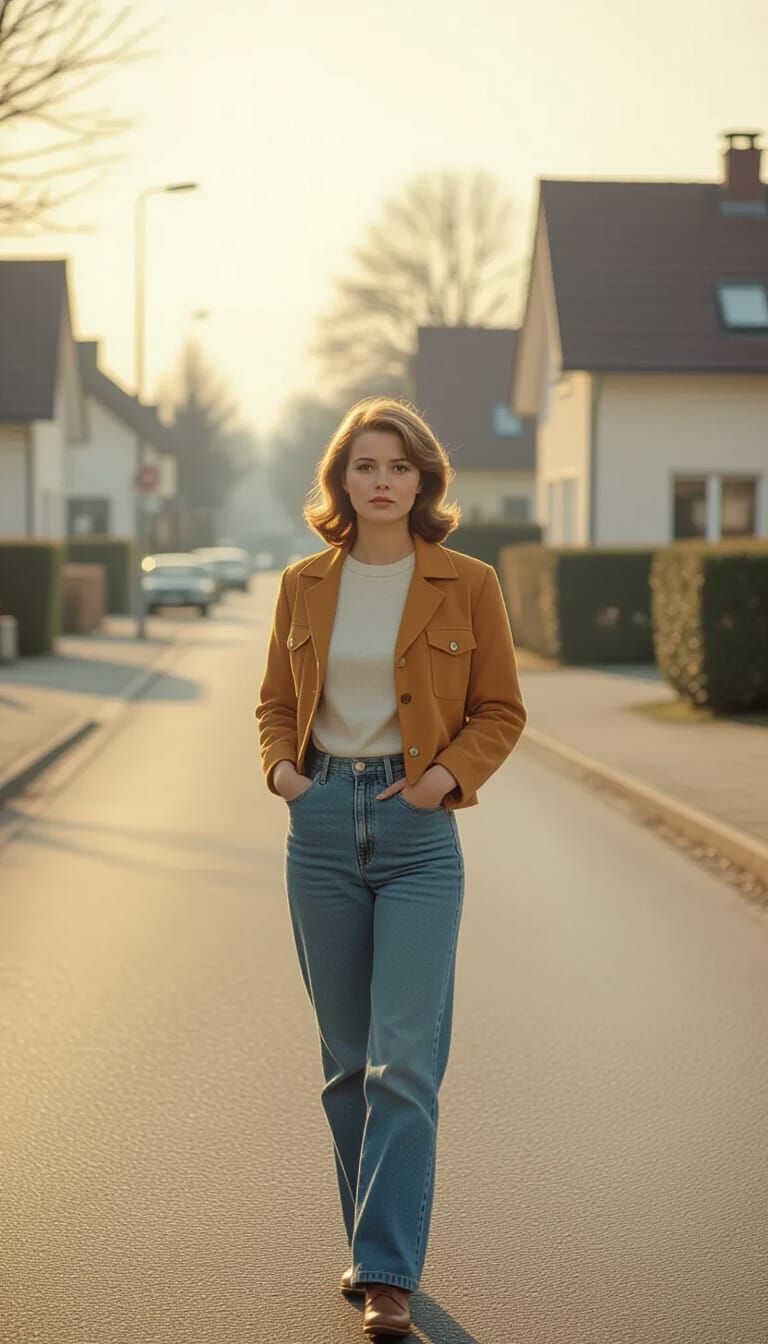 Gaby Gasser as Rita in 1960s West German Film Still