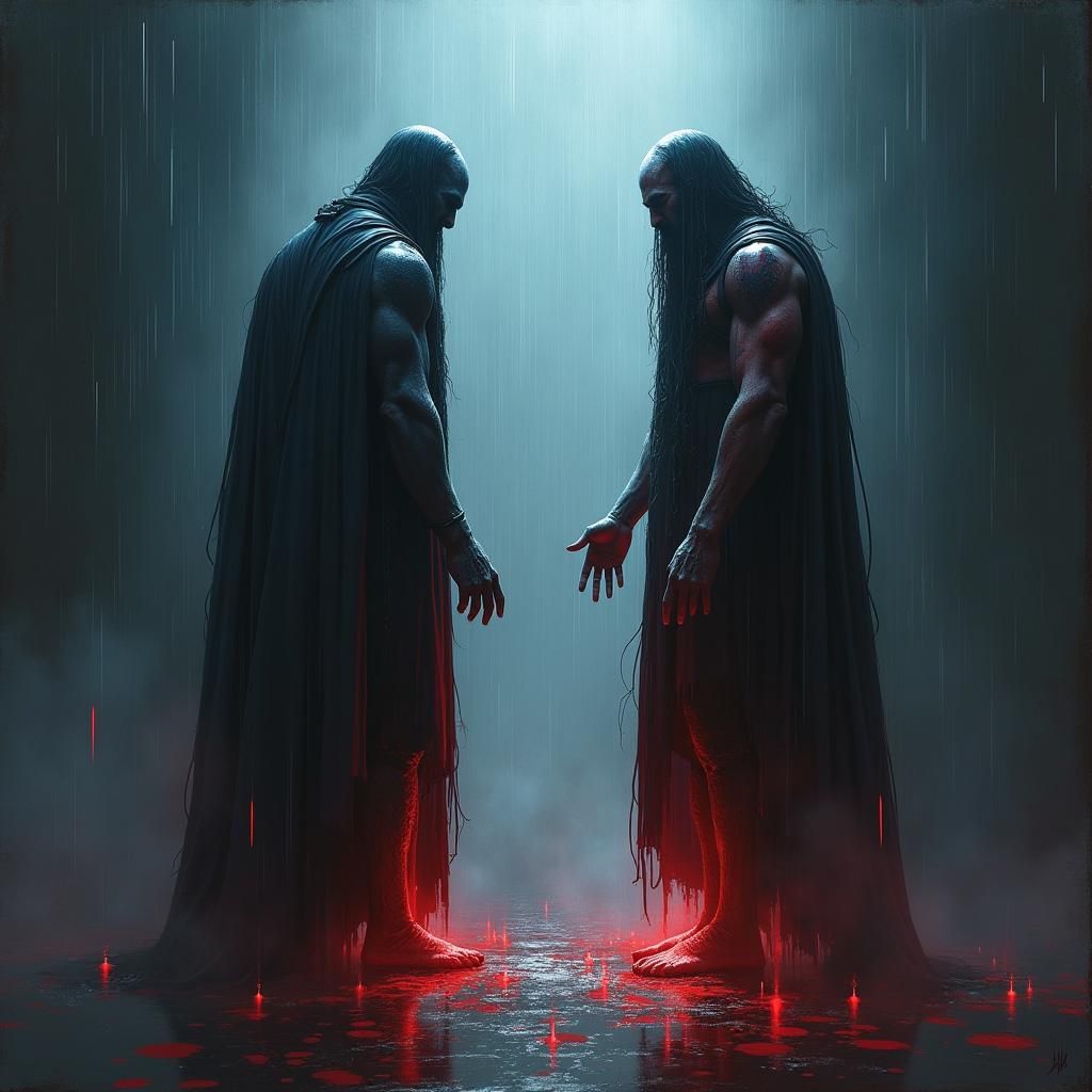 Epic Swordsmen Clash in Storm of Corpses