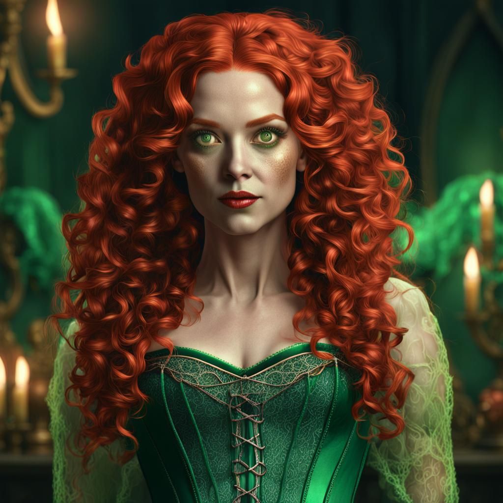 New Orleans Witch Casting Spells: Fantasy Concept Art