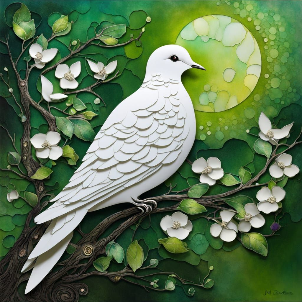 Whisper in White: A Dreamy Monochrome Masterpiece