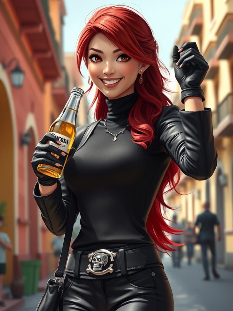 Elegant Adventurer in Vibrant Oaxaca City