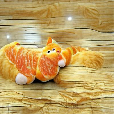 Cute Fat Orange Plush Kitten Toy
