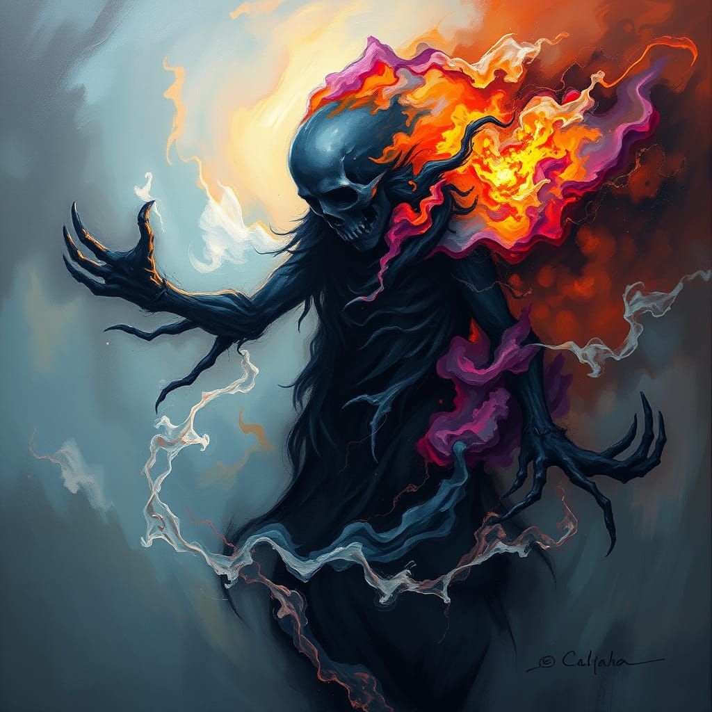 --no signature, --no watermark,
abstract oil painting in Leonardo da Vinci, Renaissance, anatomical precision, sfumato::...