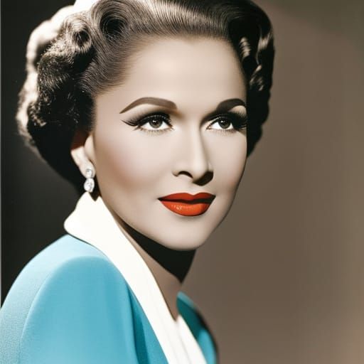 Elegant 40's Style Portrait (AI Portraits)