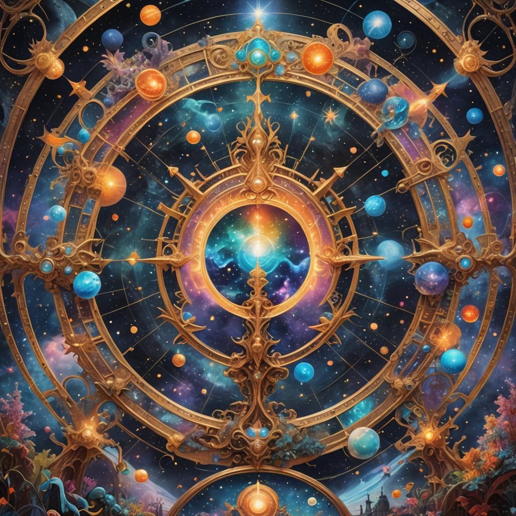 Buckingham Palace: Holographic Astral Illustration