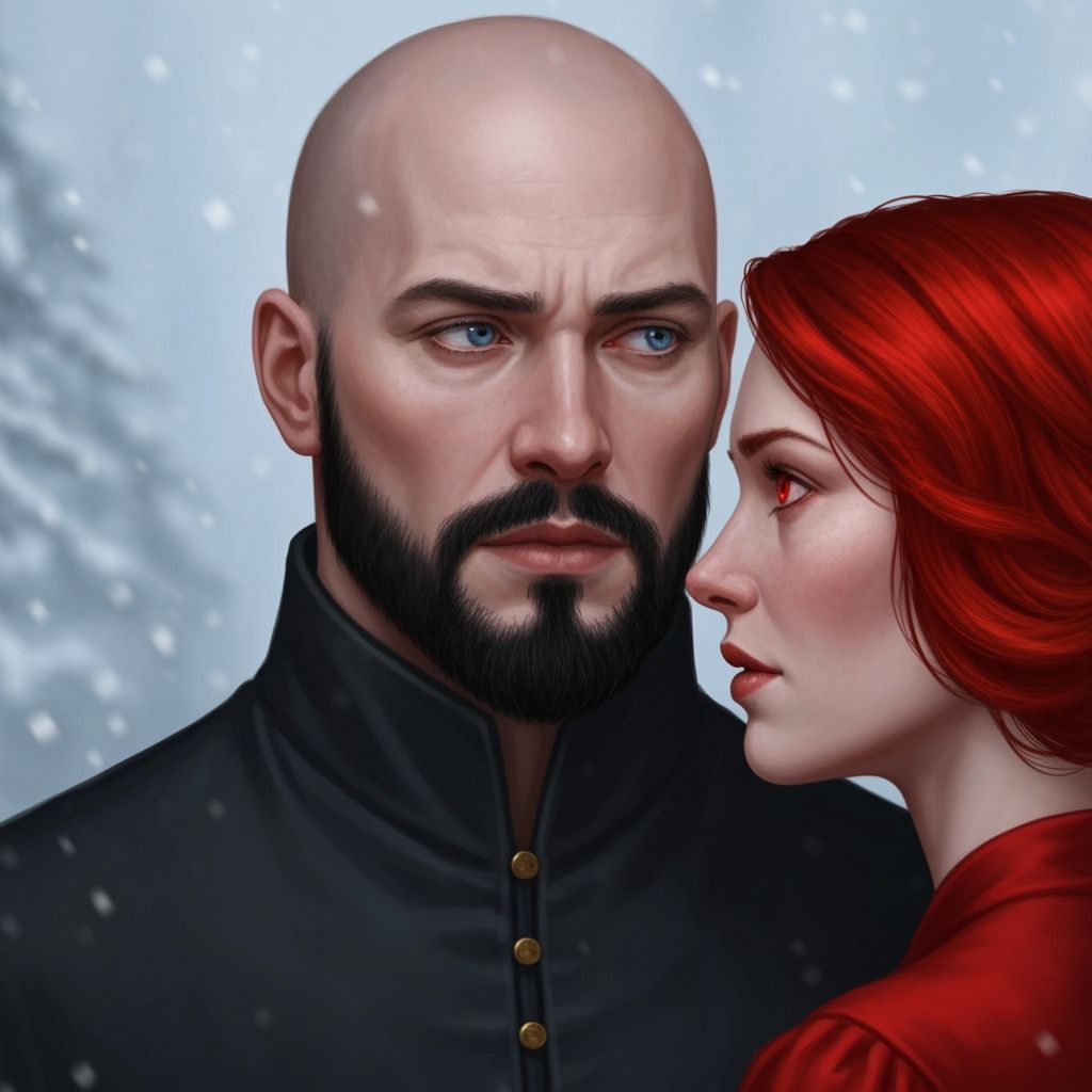 Medieval King's Bitter Encounter with Scarlet Woman in Winte...