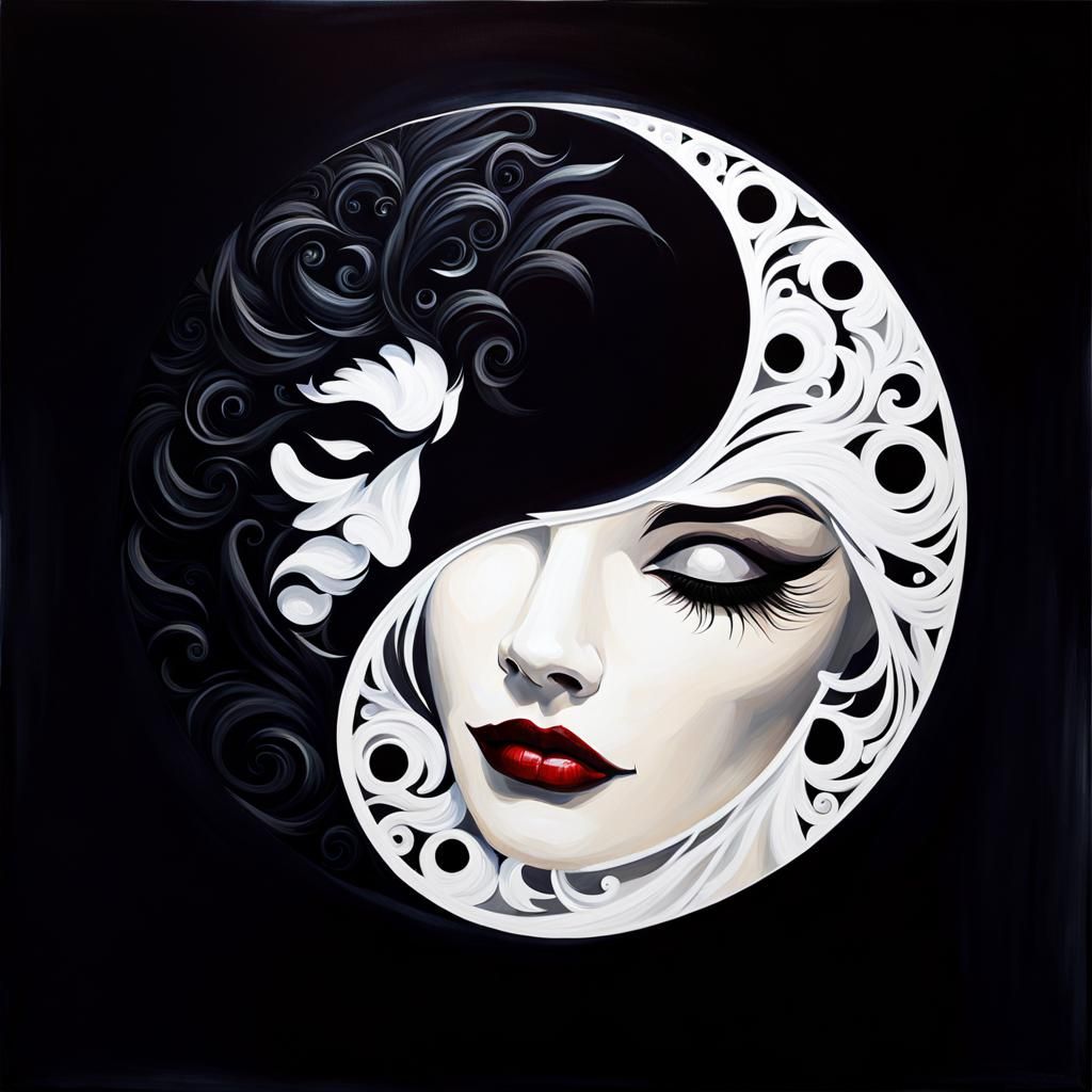 Gothic Victorian Vampire Meets Upside-Down Bride in Bold Imp...