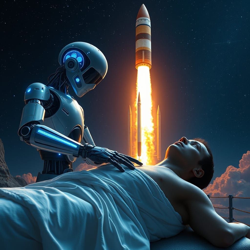 Robot Massage Therapist Administers Deep Tissue Therapy Amid...