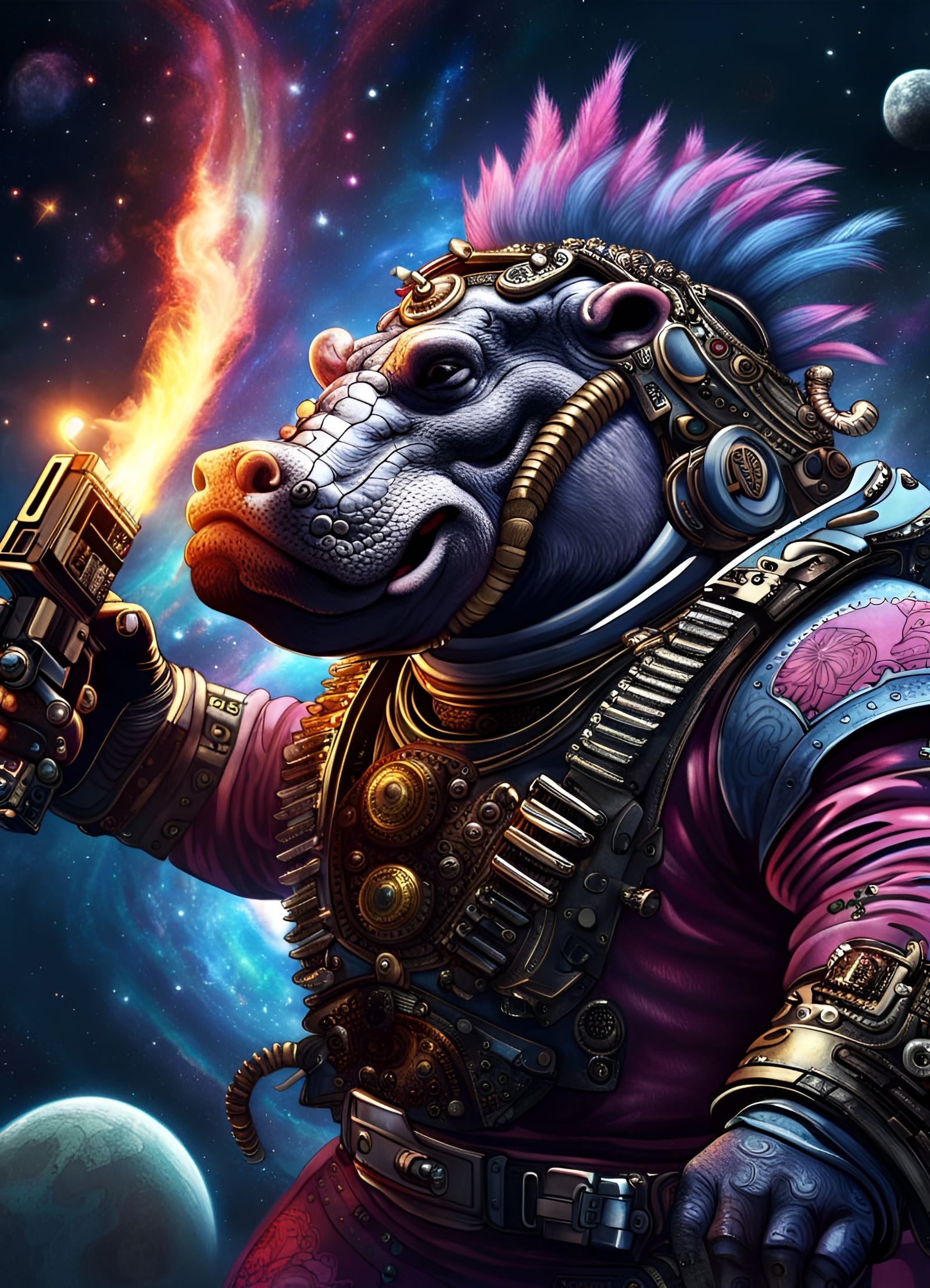 Giff Guardsman Rokk Thundermohawk