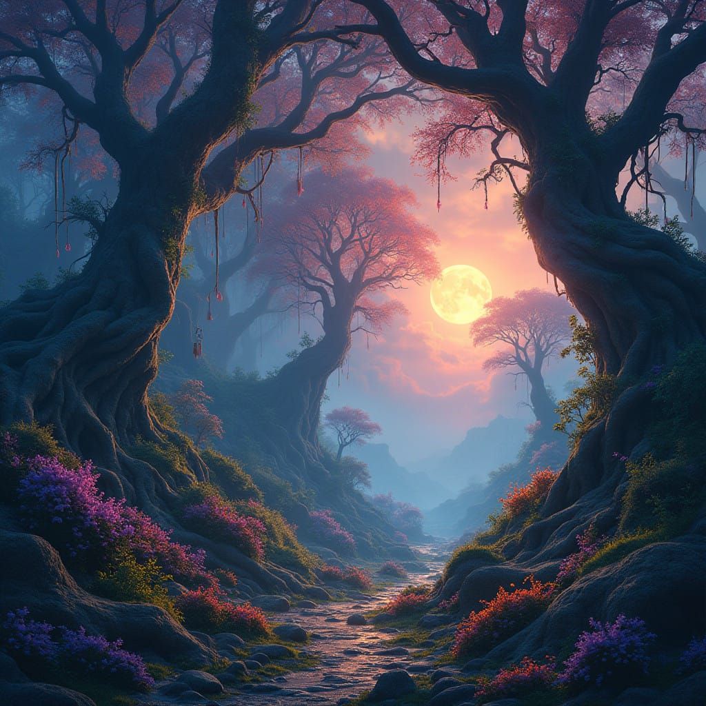 Ethereal Realm of Ancient Wonder