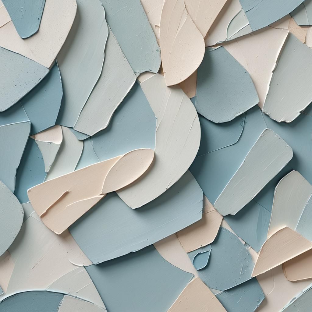 Minimalist Abstract Art with Geometric Shapes