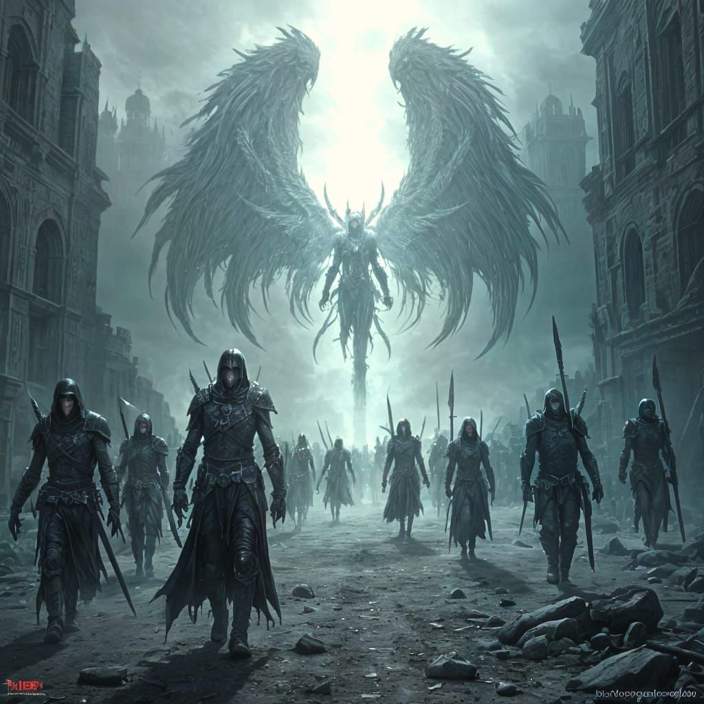 Spectral Undead Horde in Dark Fantasy Battle