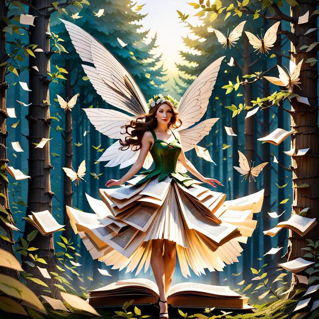 Book Page Fairy
