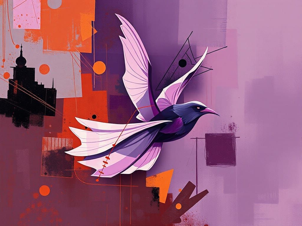 Zephyr's Ethereal Delight in Vintage Amethyst Hues