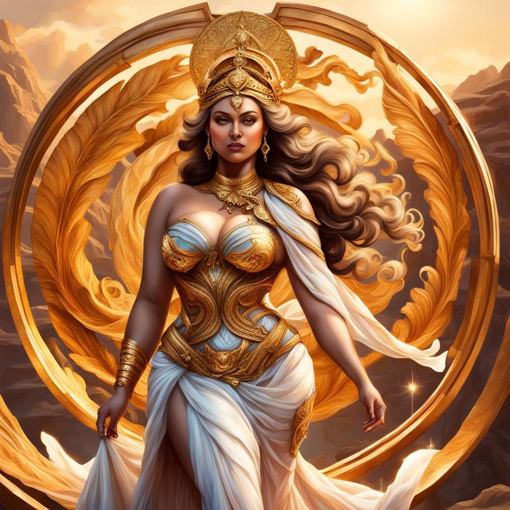 Divine Venus Goddess in Fantasy Art