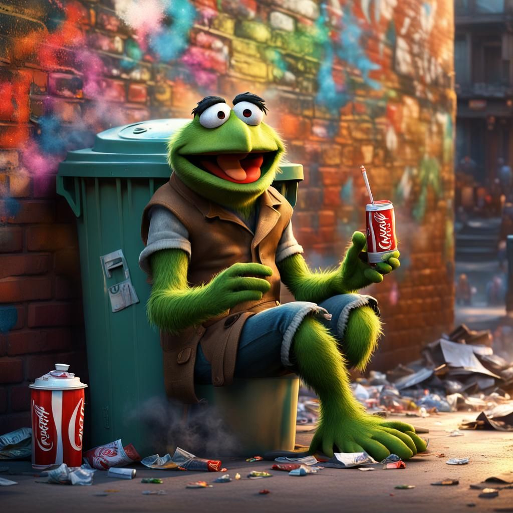 Oscar the Grouch Burger Feast