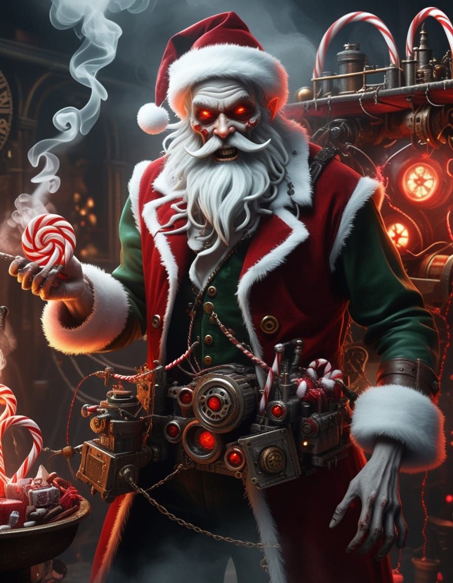 Zombie Santa's Workshop of Cursed Toys