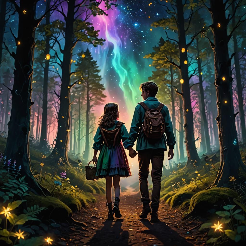 Hansel and Gretel's Magical Forest Adventure