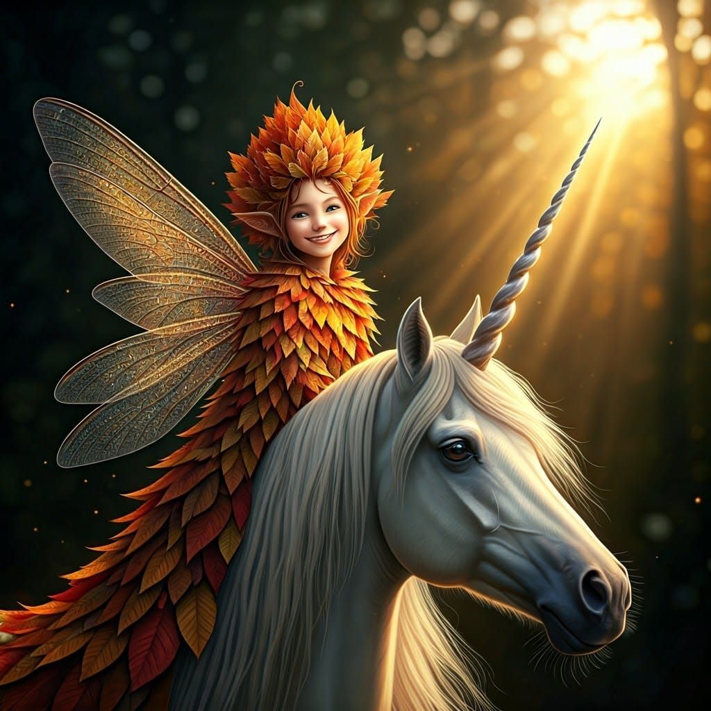 Fairy and Unicorn Fantasy Art