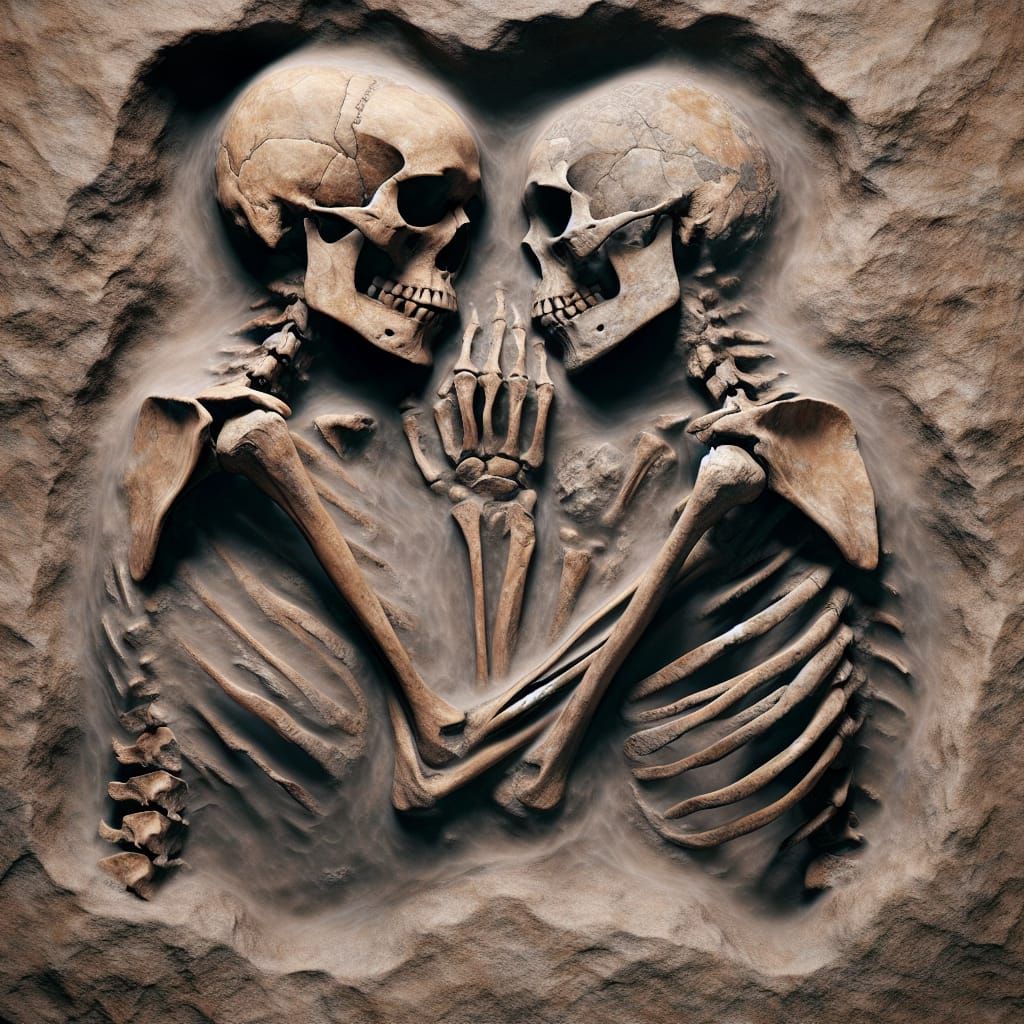 Archaeological Find: Fossils in Eternal Embrace