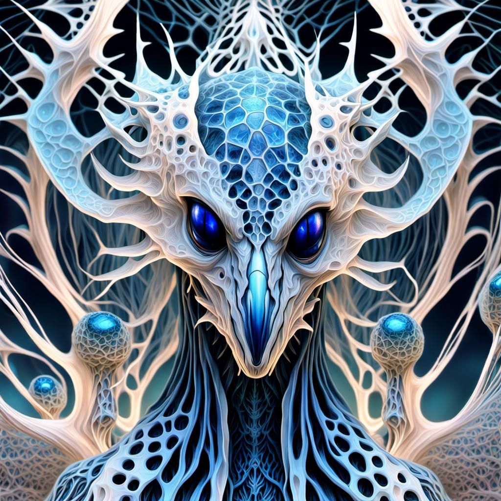 Surreal Alien Hybrid Dance in Postmodern Morphism