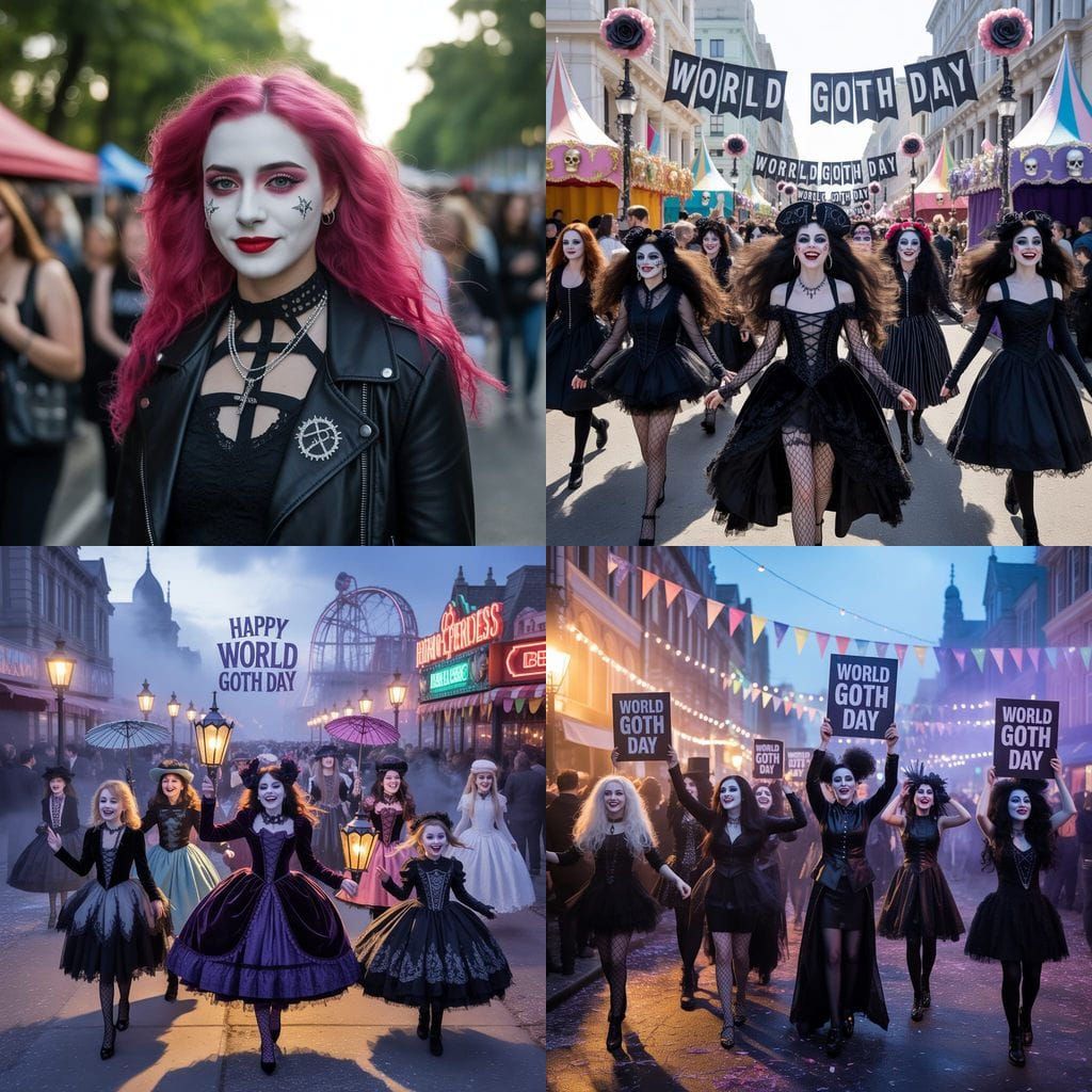 Goth Girl Parade and Carnival for World Goth Day