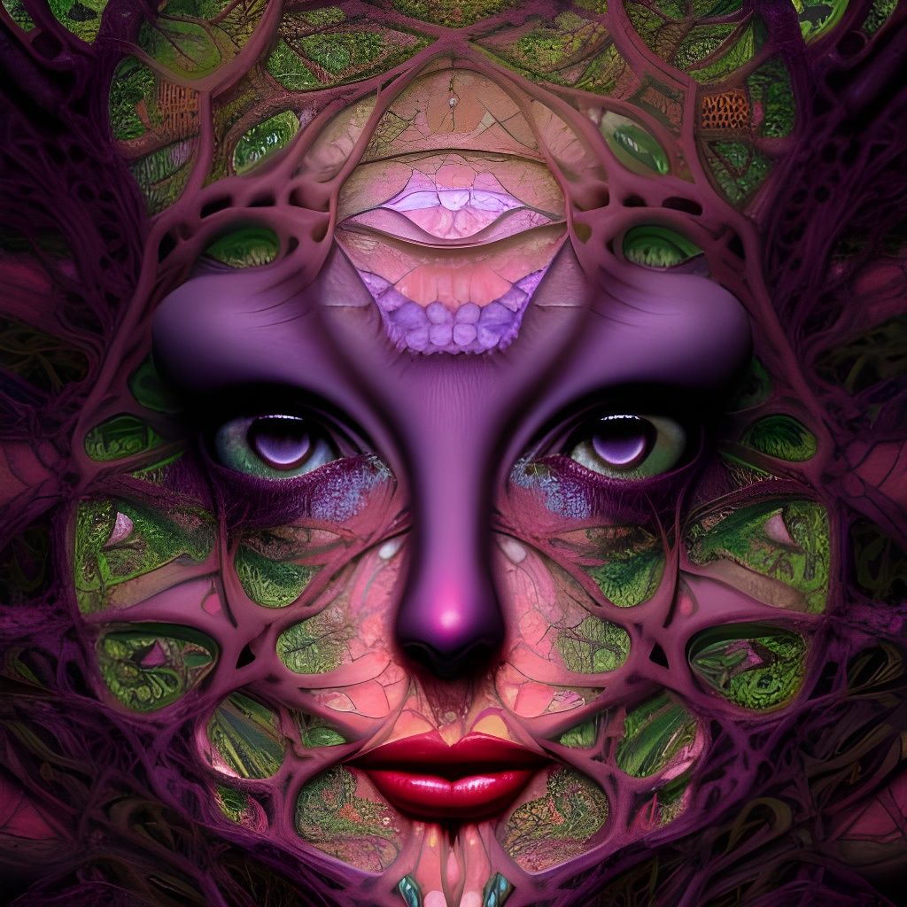 Complex Psychological Aura in Hyperrealistic Digital Art