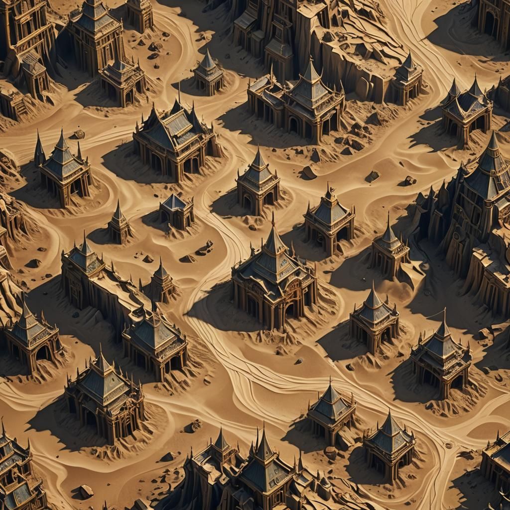 Fantastical Sand Mage Concept Art