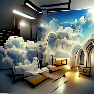 Ethereal Heaven: A Radiant Cloudscape