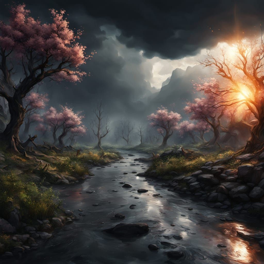 Explosion in Sky Gives Way to Luminous Spring