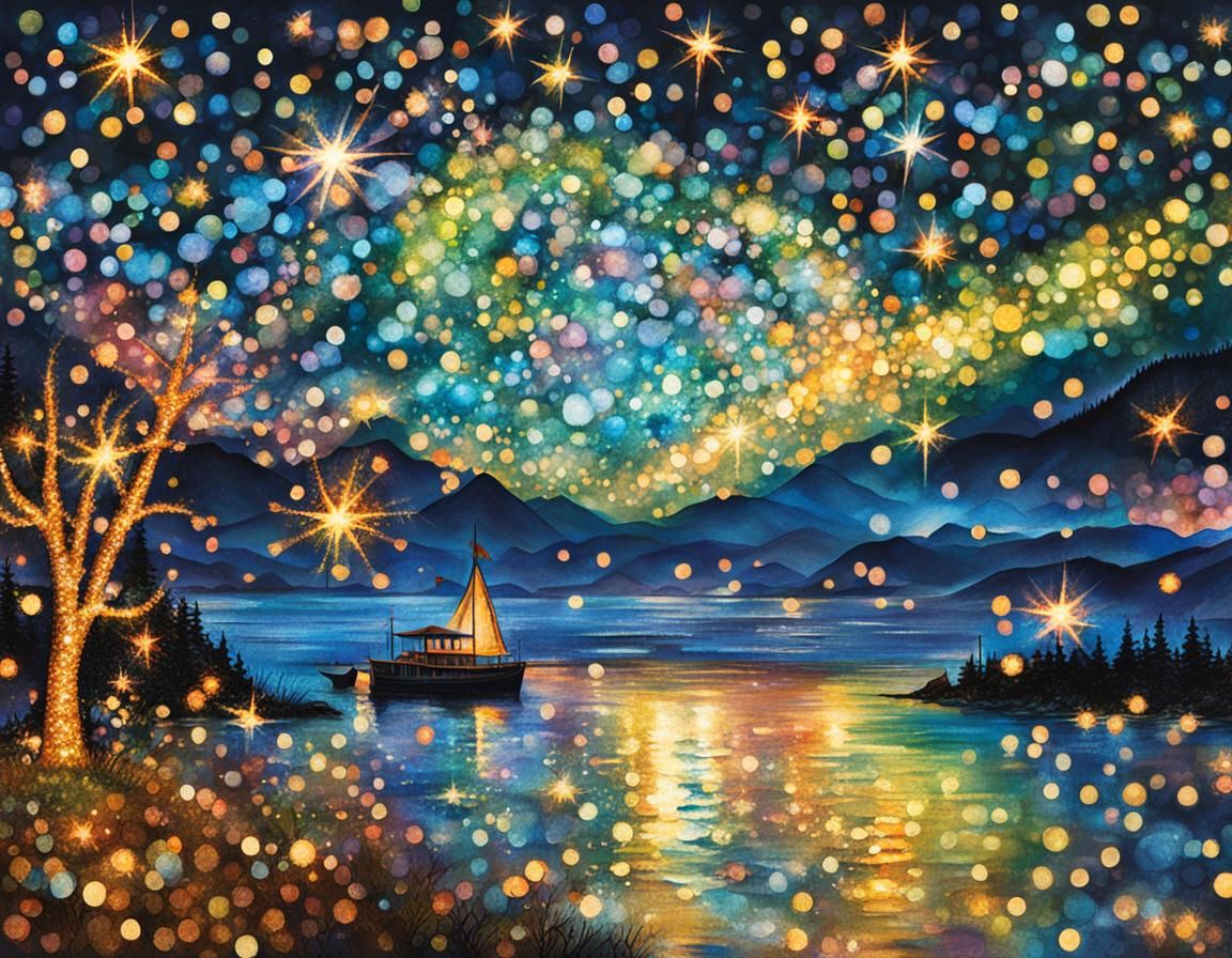 Abstract Sparkle Generated by AI