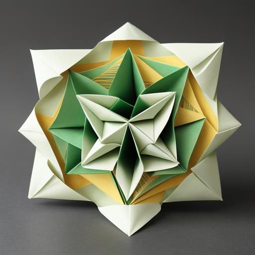 Origami Animal Papercraft in 8K Resolution