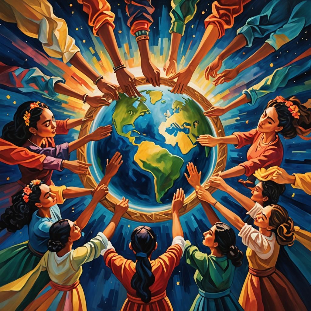 Empowering Women Unite: A Global Feminism Mural